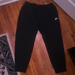 black fleece nike sweatpants